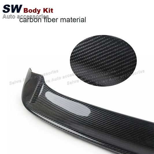 Carbon Fiber R Style Rear Spoiler for Volkswagen Golf 6 MK6 GTI 2010-2013 FRP Rear Trunk Spoiler Lip Guide Wing Lip Rear Wing