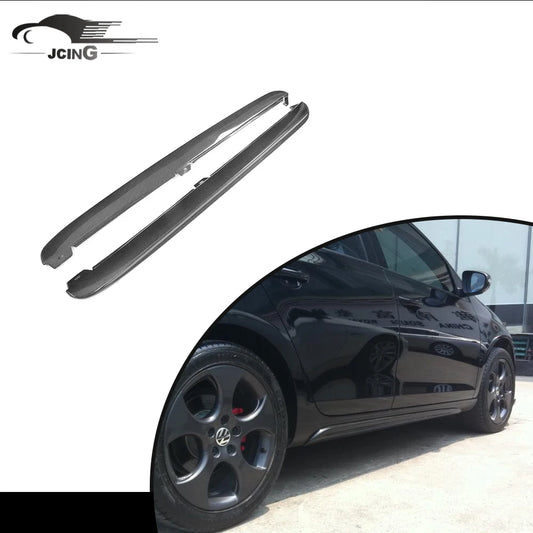 Carbon Fiber Golf 6 GTI Side Skirts Extensions for VW Golf MK6 GTI