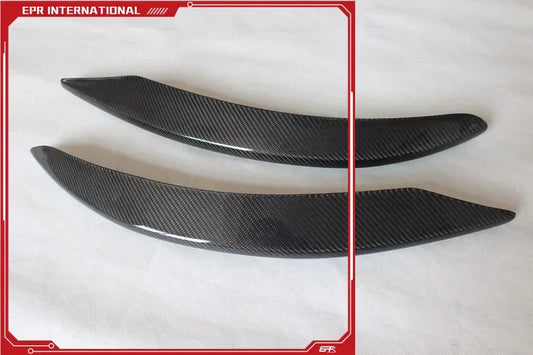 Bodykits Carbon Fiber Front Bumper Middle Canard Glossy Fibre Auto Body Kit Accessories Trim For Benz CLA-Class W117 14-16